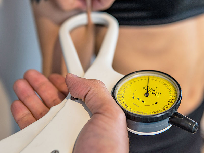 michele gangemi visita nutrizionale strumentazione plicometria